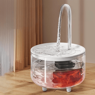 Fontaine à Eau Pour Chat - CatDrinker™ - Tube Transparent - Dingue de chat