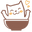 Dingue de chat logo