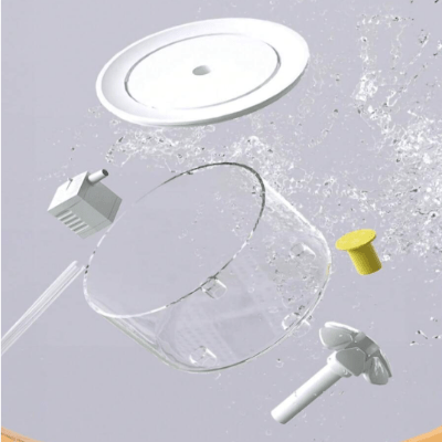 Fontaine à Eau Pour Chat - CatDrinker™ - Blanc Transparent - Dingue de chat