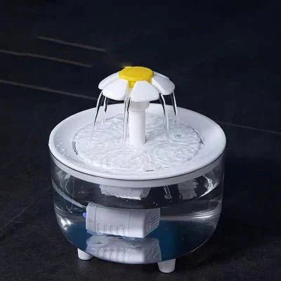 Fontaine à Eau Pour Chat - CatDrinker™ - Blanc Transparent - Dingue de chat