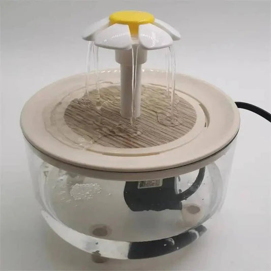 Fontaine à Eau Pour Chat - CatDrinker™ - Bois Transparent - Dingue de chat