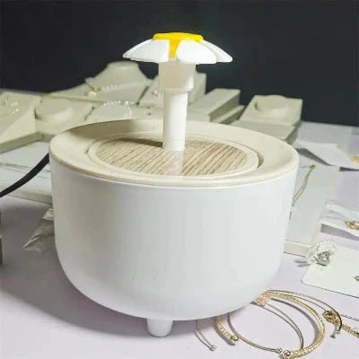 Fontaine à Eau Pour Chat - CatDrinker™ - Grain de bois blanc - Dingue de chat