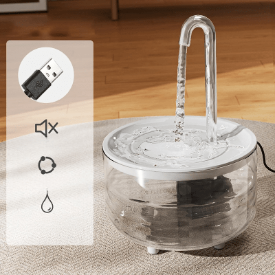 Fontaine à Eau Pour Chat - CatDrinker™ - Tube Transparent - Dingue de chat