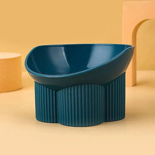 Gamelle pour chat - Anti - tipCatBowls™ - Bleu vert - Dingue de chat