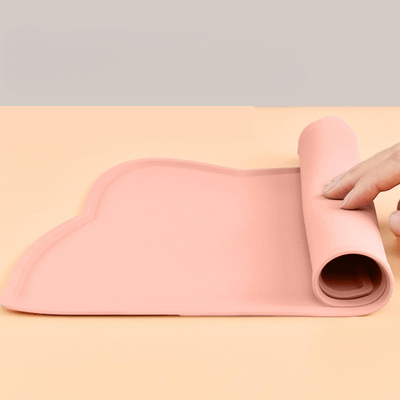 Tapis en Silicone - KittyPlacemat™ - Rose - Dingue de chat